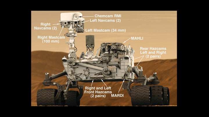 Mars Rover Cameras: Curiosity Has 17 To Capture Images Of Red Planet ...