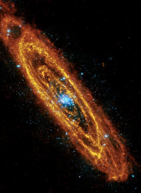 Herchel's Image Of Andromeda Galaxy