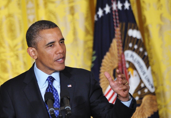 US President Barack Obama speaks on the Brain Research through Advancing Innovative Neurotechnologies (BRAIN) Initiative on April 2, 2013 in the East Room of the White House in Washington, DC. The President unveiled a bold new research initiative designed to revolutionize our understanding of the human brain. Launched with approximately $100 million USD in the President’s Fiscal Year 2014 Budget, the BRAIN Initiative ultimately aims to help researchers find new ways to treat, cure, and even prevent brain disorders, such as Alzheimer’s disease, epilepsy, and traumatic brain injury. AFP PHOTO/Mandel NGAN (Photo credit should read MANDEL NGAN/AFP/Getty Images)