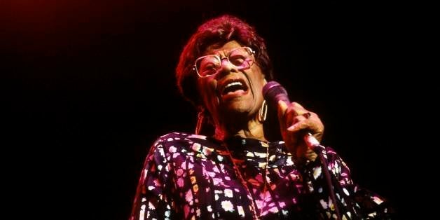 UNITED KINGDOM - MARCH 01: Photo of Ella FITZGERALD; performing live onstage, (Photo by David Redfern/Redferns)