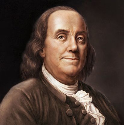 1) Benjamin Franklin