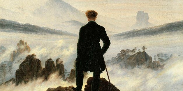 GERMANY - CIRCA 2002: Wanderer above the sea of fog, by Caspar David Friedrich (1774-1840). (Photo by DeAgostini/Getty Images); Amburgo, Hamburger Kunsthalle. (Photo by DeAgostini/Getty Images)