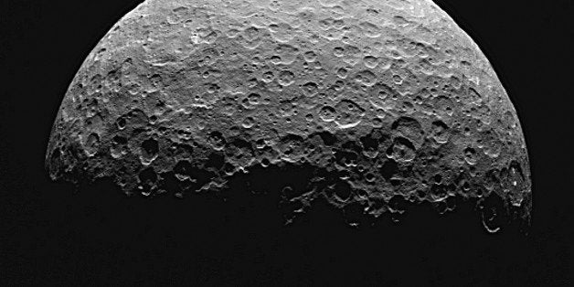 This photo from a sequence of images provided by NASA, taken from the Dawn spacecraft of Ceres, a dwarf planet located in the