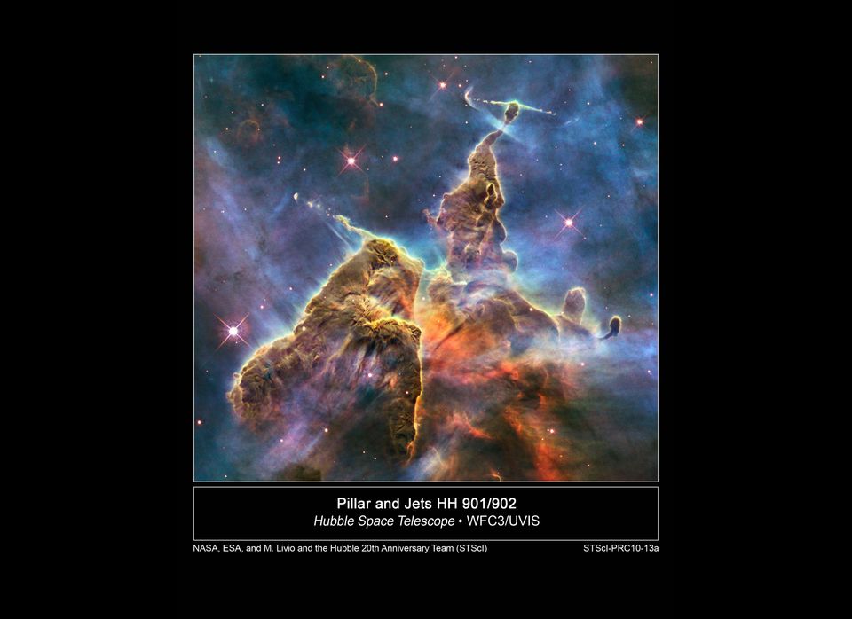 Hubble Captures View of 'Mystic Mountain'