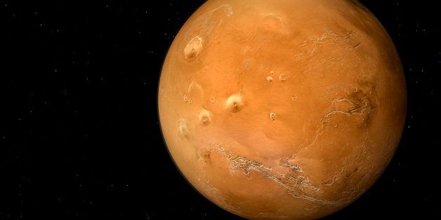 Planet Mars in universe