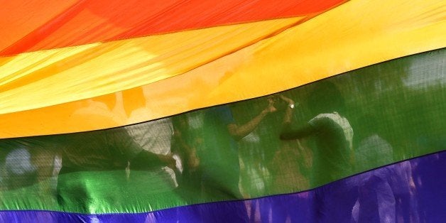 MUMBAI, INDIA - JUNE 16: LGBT members take out a march 'Vigil for Love' as they protest against the attack on Orlando Gay nig