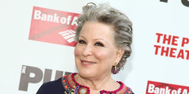 Bette Midler attends the 2016 Public Theater Gala Benefit "United States of Shakespeare" at the Delacorte Theater in Central Park on Monday, June 6, 2016, in New York. (Photo by Andy Kropa/Invision/AP)