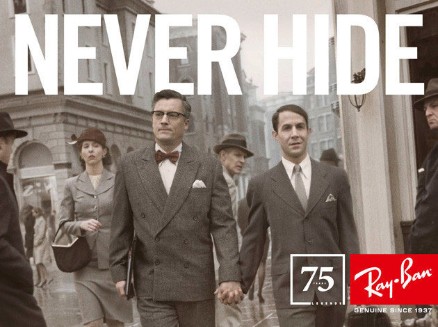 never hide ray ban