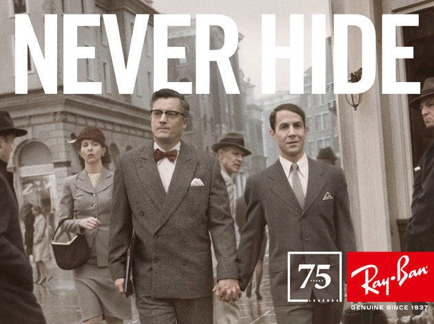 Ray-Ban's 'Never Hide' Campaign Features Gay Male Couple For First Time  (PHOTO) | HuffPost Voices