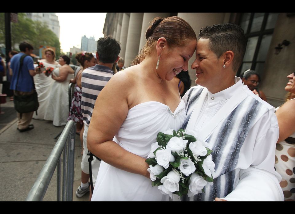 New York Gay Marriage First Anniversary Celebrated