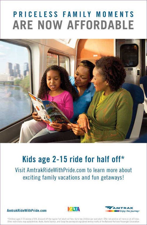 Amtrak Ride With Pride Campaign Releases Two Gay Friendly New Ads 