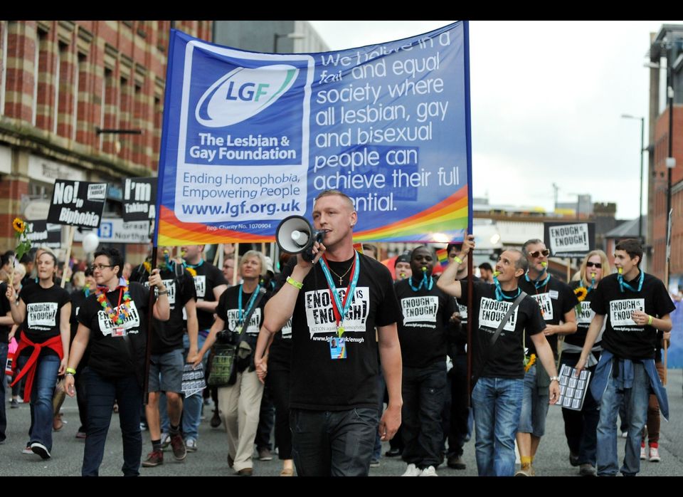 The Lesbian & Gay Foundation March In The Manchester Pride Parade