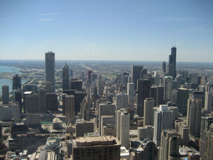Downtown Chicago. Category:Views from John Hancock Center. 