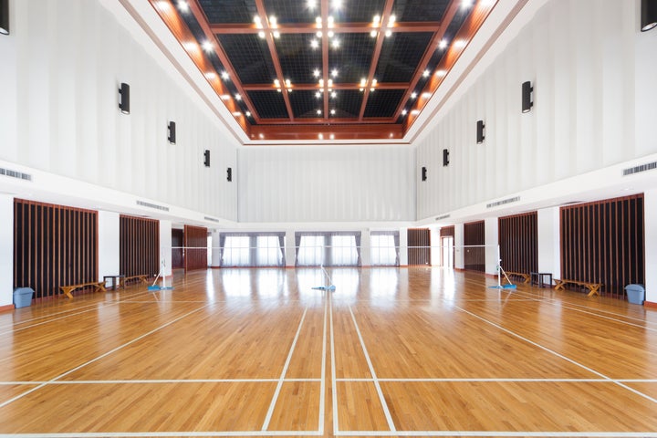 empty sports court