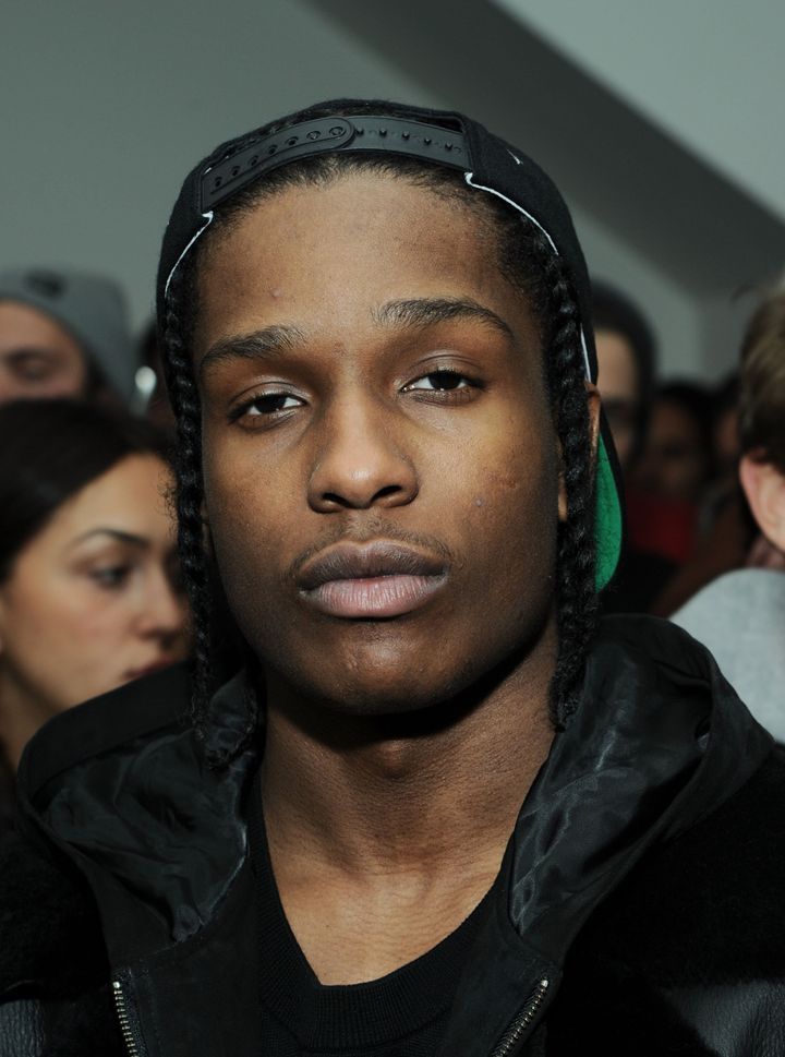 NEW YORK, NY - FEBRUARY 10: Rapper A$AP Rocky attends the En 1 Noir fall 2013 presentation during MADE Fashion Week at Milk Studios on February 10, 2013 in New York City. (Photo by Ilya S. Savenok/Getty Images)