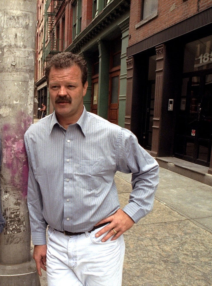 Mike McAlary on Greenwich Street in Manhattan.(Photo by Pat Carroll/NY Daily News via Getty Images)