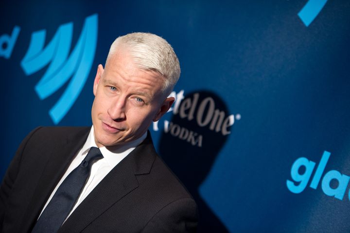 NEW YORK, NY - MARCH 16: Anderson Cooper attends the 24th annual GLAAD Media awards at The New York Marriott Marquis on March 16, 2013 in New York City. (Photo by Michael Stewart/WireImage)