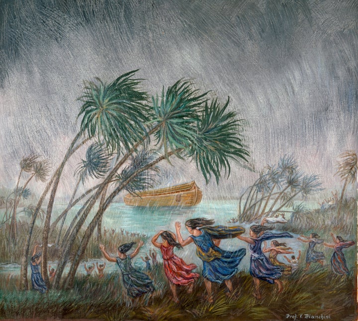 The Rains Came-Beginning of the Flood, by Vittorio Bianchini