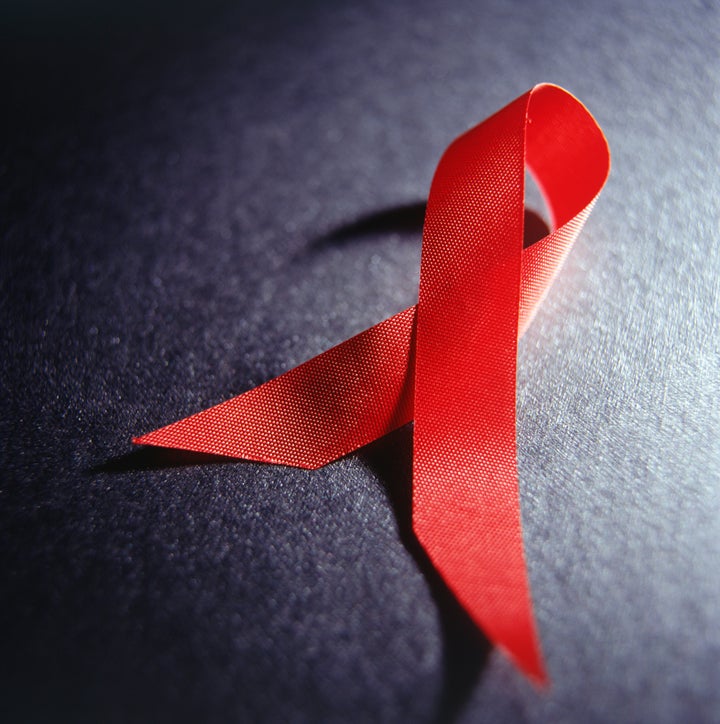 AIDS awareness red ribbon