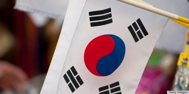 South Korea, Seoul, South Korean flag