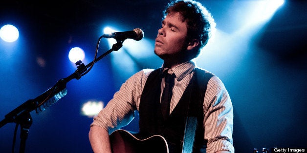 LONDON, UNITED KINGDOM - APRIL 18: Josh Ritter performs on stage at Scala on April 18, 2011 in London, United Kingdom. (Photo by Kate Booker/Redferns)