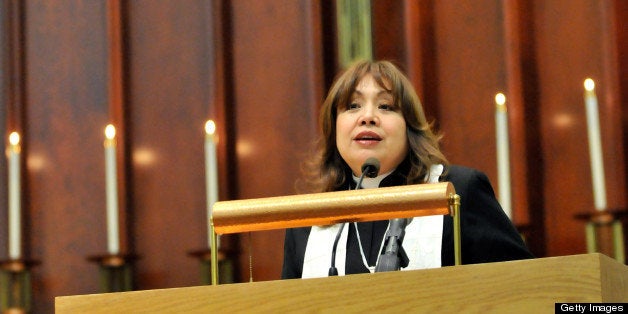 TUCSON, AZ - JANUARY 11: Bishop Minerva G. Carcano presides over an interfaith service at the Catalina United Methodist Church on January 11, 2011 in Tucson, Arizona. Community members gathered in the wake of the shooting rampage that killed six people and injured at least 13 others, including U.S. Rep. Gabrielle Giffords (D-AZ) on January 8. (Photo by David Becker/Getty Images)