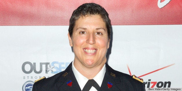 NEW YORK, NY - SEPTEMBER 18: Chief Warrant Officer Charlie Morgan of NH national guard attends the 2012 Celebrating Our Hero