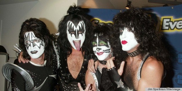 Tommy Thayer, Gene Simmons, Peter Criss and Paul Stanley of KISS (Photo by Jim Spellman/WireImage)