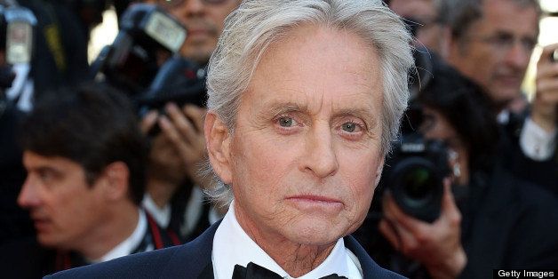 CANNES, FRANCE - MAY 21: Michael Douglas attends the 'Behind The Candelabra' premiere during The 66th Annual Cannes Film Festival at Theatre Lumiere on May 21, 2013 in Cannes, France. (Photo by Michel Dufour/Getty Images)