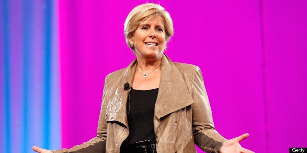 LOS ANGELES, CA - OCTOBER 20: Financial Expert Suze Orman speaks onstage at O You! presented by O, The Oprah Magazine, held