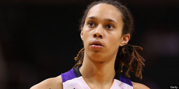 PHOENIX, AZ - MAY 19: Brittney Griner #42 of the Phoenix Mercury prepares to take a free throw shot against Japan during the preseason WNBA game at US Airways Center on May 19, 2013 in Phoenix, Arizona. NOTE TO USER: User expressly acknowledges and agrees that, by downloading and or using this photograph, User is consenting to the terms and conditions of the Getty Images License Agreement. (Photo by Christian Petersen/Getty Images)