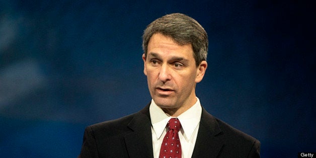 OXON HILL MD: MARCH 14 Ken Cuccinelli gives a speech at the Conservative Political Action Conference at the Gaylord Hotel National Harbor in Oxon Hill, Maryland on March 14, 2013. (Photo by Marvin Joseph/The Washington Post via Getty Images)