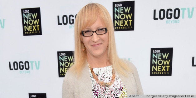 LOS ANGELES, CA - APRIL 13: Executive director of OutServe-SLDN, Allyson Robinson attends the 2013 NewNowNext Awards at The