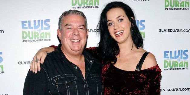 NEW YORK, NY - AUGUST 12: Elvis Duran and Katy Perry visit 'The Elvis Duran Z100 Morning Show' at Z100 Studio on August 12,