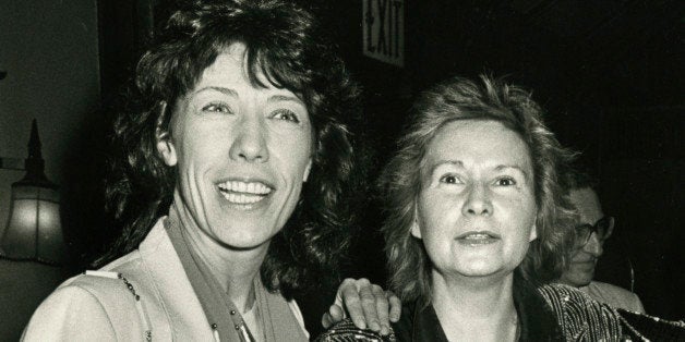 NEW YORK CITY - MAY 19: Actress Lily Tomlin and writer Jane Wagner attending 'Drama Desk Circle Awards' on May 19, 1986 at the Algonquin Hotel in New York City, New York. (Photo by Ron Galella/WireImage)