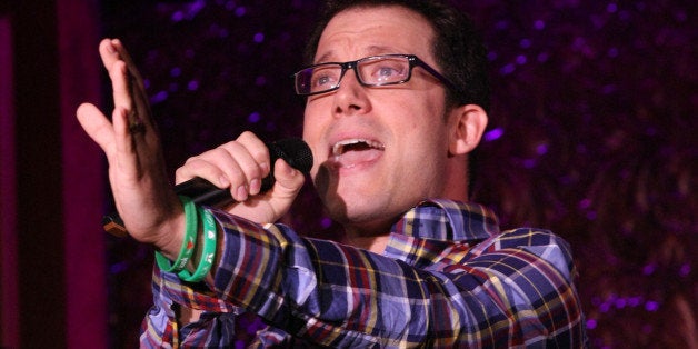 NEW YORK, NY - AUGUST 21: Actor John Tartaglia performs during the press preview at 54 Below on August 21, 2013 in New York