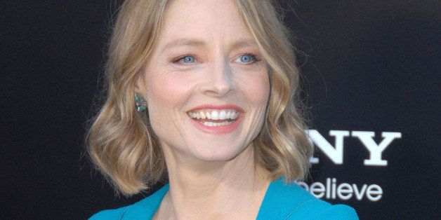 WESTWOOD, CA - AUGUST 07: Actress Jodie Foster arrives at the Los Angeles Premiere of 'Elysium' on August 7, 2013 at Regency Village Theatre in Westwood, California. (Photo by Barry King/FilmMagic)