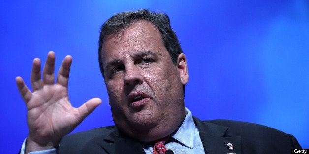 WASHINGTON, DC - JUNE 21: New Jersey Governor Chris Christie speaks during a discussioni of the 21st annual Conference on Volunteering and Service, convened by Point of Light, June 21, 2013 at the Washington Convention Center in Washington, DC. According to the welcome letter from Points of Light CEO Michelle Nunn, the conference focused 'on the power of service to bridge differences and bring people together - across race, income, politics, religion, age and geography - to help one another.' (Photo by Alex Wong/Getty Images)