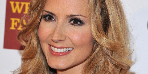BEVERLY HILLS, CA - OCTOBER 05: Actress Chely Wright arrives at the 8th annual GSLEN Respect Awards at Beverly Hills Hotel o