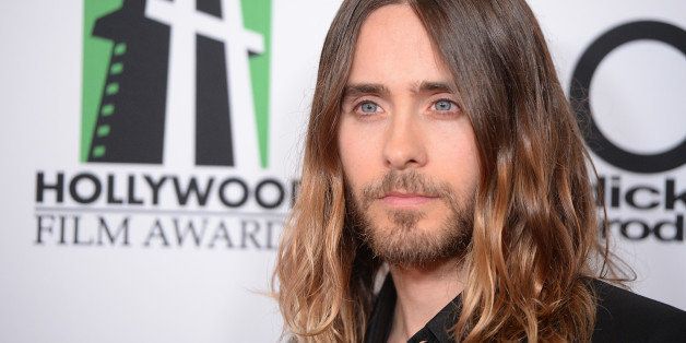 Actor Jared Leto arrives for the the 17th Annual Hollywood Film Awards Gala, October 21, 2013 at the Beverly Hilton Hotel in Beverly Hills, California AFP PHOTO / Robyn Beck (Photo credit should read ROBYN BECK/AFP/Getty Images)
