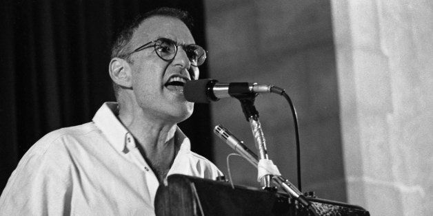 NEW YORK - JUNE 6: Larry Kramer at Village Voice AIDS conference on June 6, 1987 in New York City, New York. (Photo by Catherine McGann/Getty Images) 