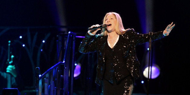 AMSTERDAM, NETHERLANDS - JUNE 06: Barbra Streisand performs at the Ziggo Dome on June 6, 2013 in Amsterdam, Netherlands. (Photo by Greetsia Tent/WireImage)