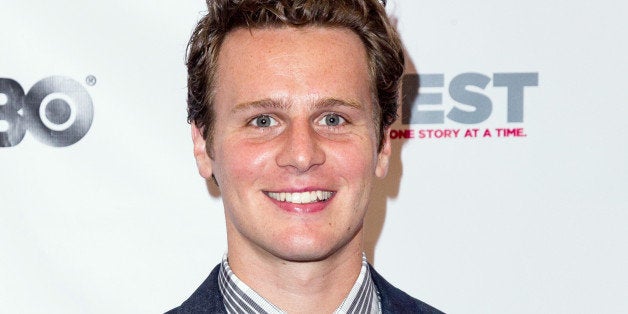 LOS ANGELES, CA - JULY 11: Actor Jonathan Groff arrives at 13th Annual Outfest Opening Night Gala of 'C.O.G.' at Orpheum The