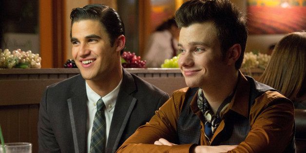 GLEE: Darren Criss (L) and Chris Colfer star in the 'All or Nothing' episode of GLEE airing Thursday, May 9, 2013 (9:00-10:00 PM ET/PT) on FOX. (Photo by FOX via Getty Images)