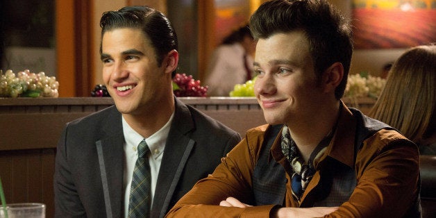 GLEE: Darren Criss (L) and Chris Colfer star in the 'All or Nothing' episode of GLEE airing Thursday, May 9, 2013 (9:00-10:00