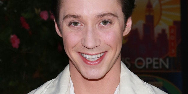 NEW YORK, NY - AUGUST 26: American figure skater Johnny Weir attends the 13th Annual USTA Serves Opening Night Gala at USTA Billie Jean King National Tennis Center on August 26, 2013 in New York City. (Photo by Robin Marchant/Getty Images)