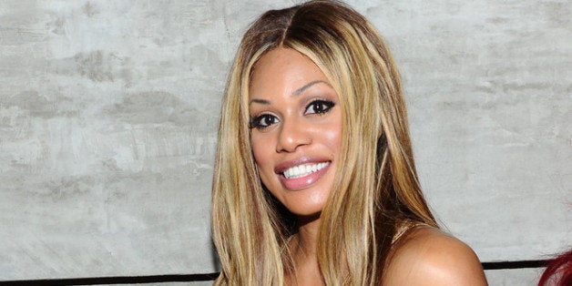 NEW YORK, NY - FEBRUARY 12: Laverne Cox attends the The Blonds After Party - Fall 2014 Mercedes - Benz Fashion Week at Gild