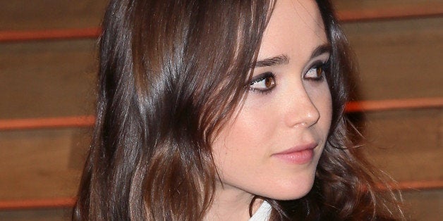 WEST HOLLYWOOD, CA - MARCH 02: Actress Ellen Page attends the 2014 Vanity Fair Oscar Party hosted by Graydon Carter on March 2, 2014 in West Hollywood, California. (Photo by David Livingston/Getty Images)