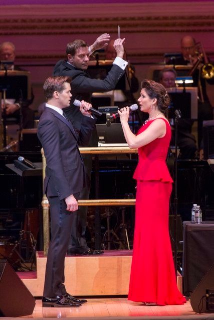 Andrew Rannells and Stephanie J. Block 