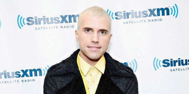 NEW YORK, NY - MARCH 13: Singer Tyler Glenn of Neon Trees visits the SiriusXM Studios on March 13, 2014 in New York City. (Photo by Cindy Ord/Getty Images)